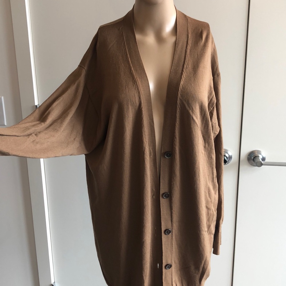 Uniqlo wool cardigan sweater/tunic